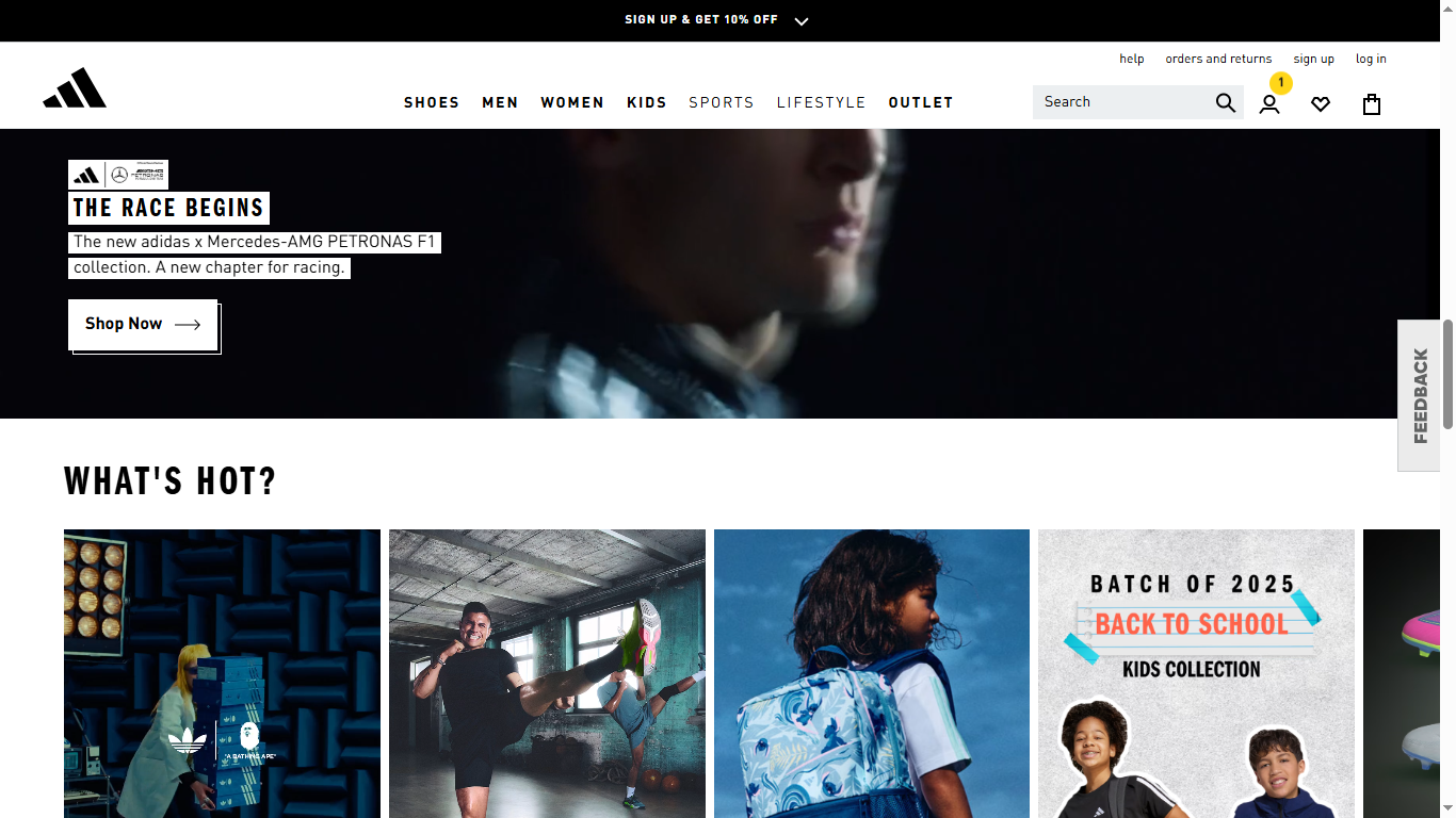 Adidas campaign design